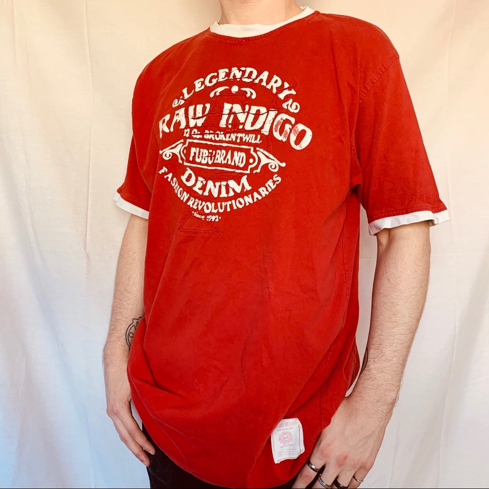 FUBU Raw Indigo Tee